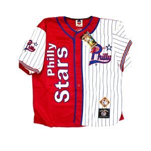 NWT Philadelphia Philly Stars Negro League Baseball Jersey Mens 2XL J-Head